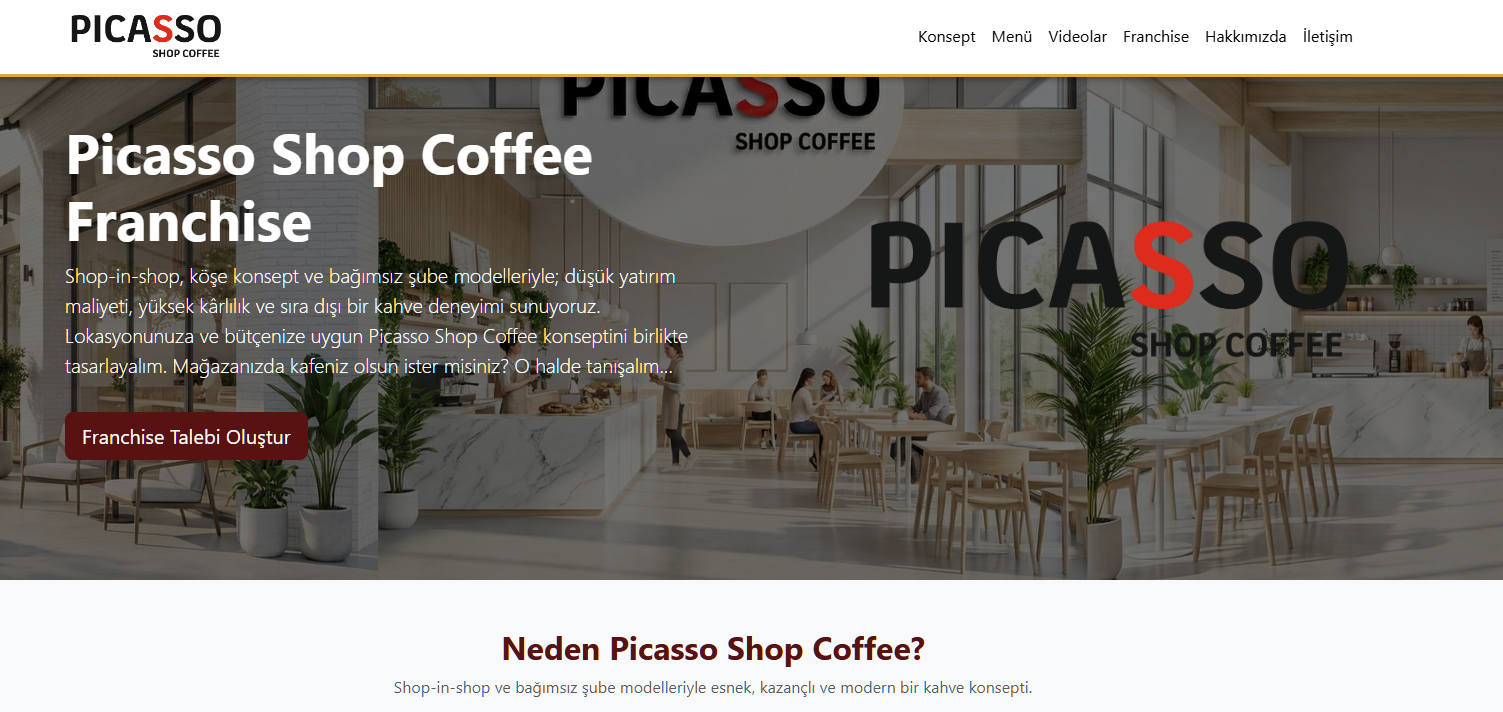 Picasso Shop Coffee ve son durum