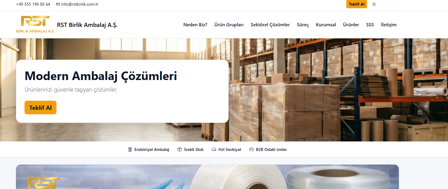 RST Birlik Ambalaj A.Ş.